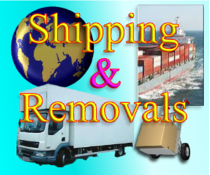shipping and removals storage